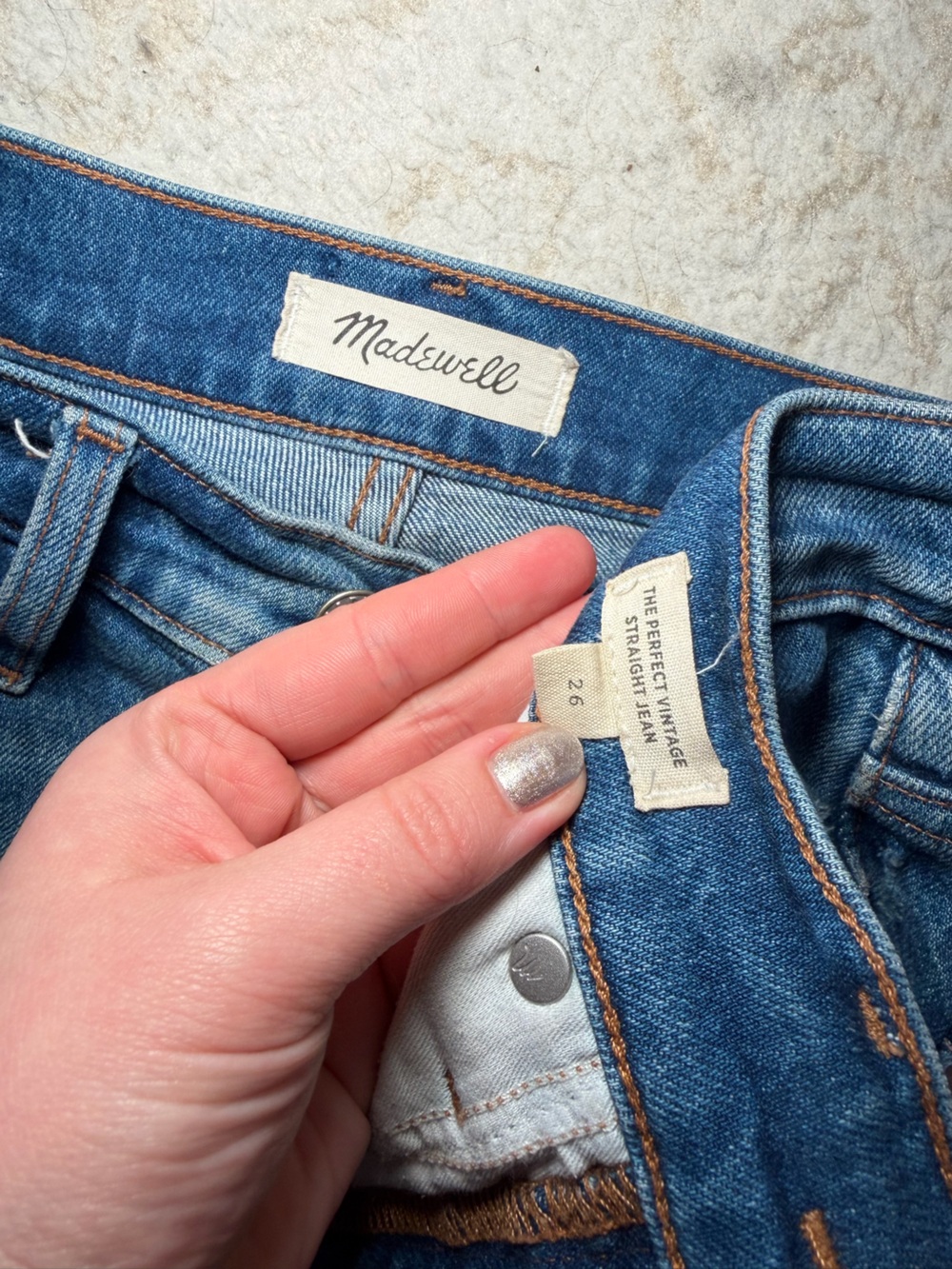 Madewell The Perfect Vintage Straight Jean